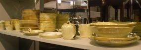 Group of Yellow Lusterware