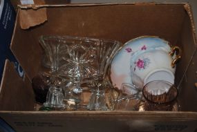 Box Lot of Glass