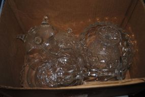 Box Lot of Glass