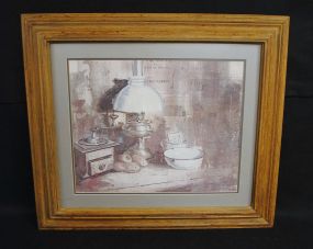 Framed Print of Antique Collectibles