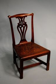 Early English Oak Side Chair