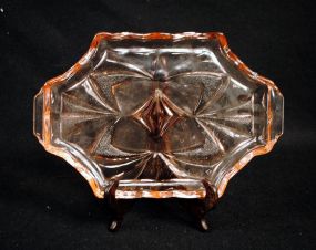 Pink Depression Platter