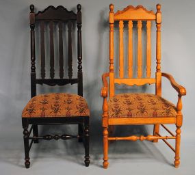 Set of Ten Contemporary Dining Chairs