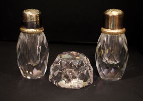 Signed Orrefors Clear Paperweight