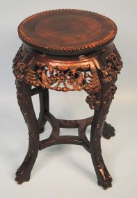 20th Century Carved Oriental Stand
