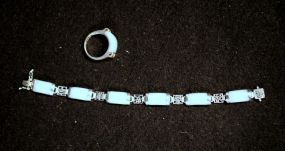 Jade and Sterling Jewelry