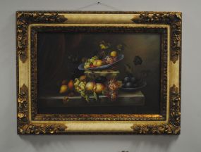 Large Still Life Oil on Canvas