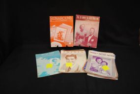 Large Collection of 1940's,1950's,1960's Sheet Music