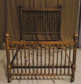 Early 20th Century Brass Bed