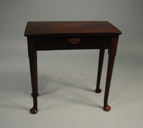 English Queen Anne Style Side Table