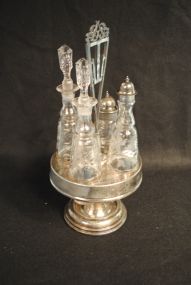 Victorian Silverplate Castor Set