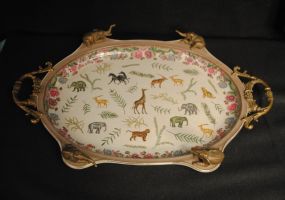 Decorative Hand Painted Tray