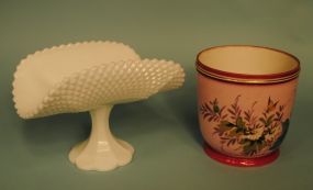 Hand Painted Old Paris Cachepot