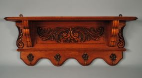 English Oak Wall Rack