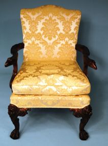 Pair of George III Style Mahogany Armchairs