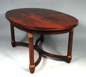 20th Century Empire Style Mahogany Dining Table