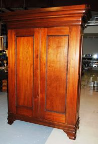 Mid 19th Century Mahogany Empire Armoire