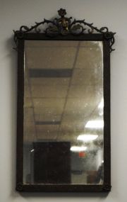 French 20th Century Metal Frame Mirror