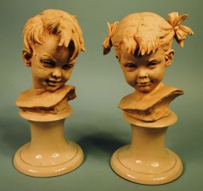 Pr. White Chalkware Italian figure