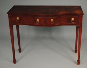 20th Century Mahogany Hepplewhite Style Console