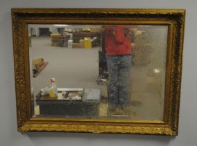 19th Century Giltwood Looking Glass