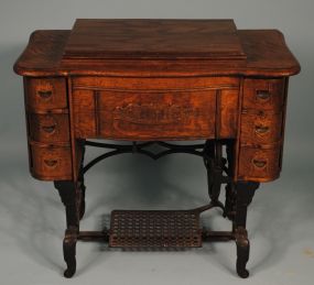 Late 19th Century Oak Sewing Machine