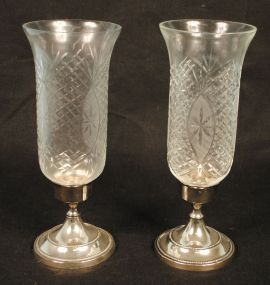 Pair of Silver Plate Candlesticks