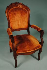 Victorian Walnut Arm Chair
