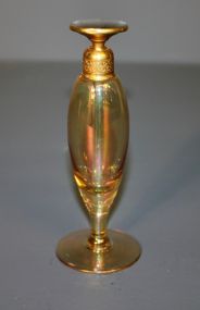 Antique Iridescent Gold Devilbiss Perfume Bottle