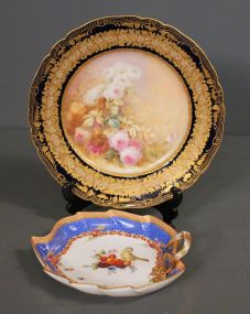 Haviland Plate and Meisen Bon-Bon