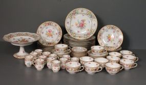 Early 20th Century Set of Bavarian Dresden China