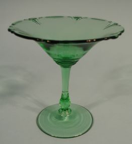 Heisey Moongleam "Empress" Compote