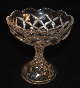 Heisey Crystal "Pillows" Jelly Comport