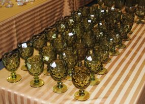 56 stems Green "Provincial" Heisey by Imperial