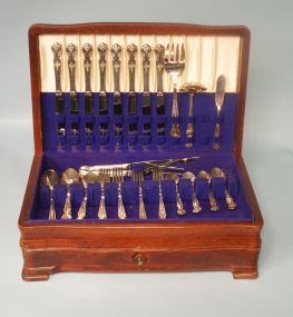 46 Piece Rogers Silver Plate Service