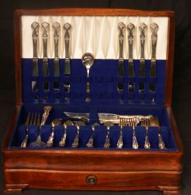 57 Piece Rogers Silver Plate Service