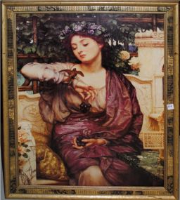 Print of Lady w/Bird