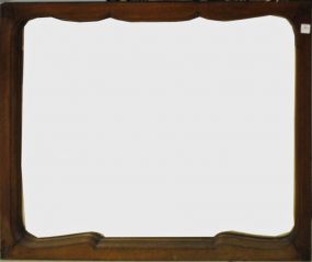 Walnut Frame with Beveled Mirror