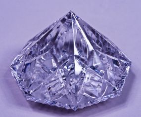 Waterford Crystal "Diamond" Paperweight