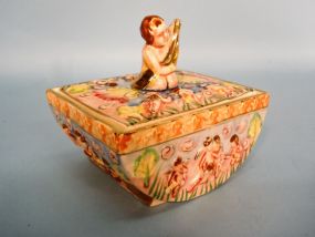 1920s Japan Capodimonte Style Box
