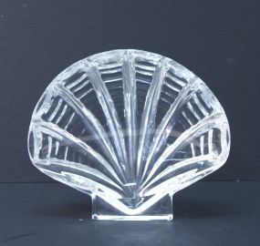 Waterford Crystal Clam Paperweight