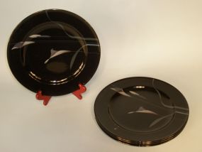 Large Black Plates