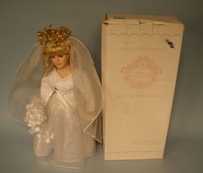 "Jvonne Heather" collector Doll in fine porcelain