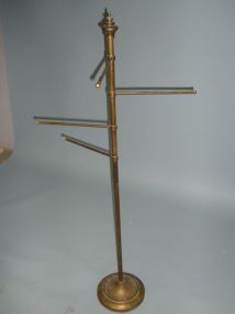 Brass towel rack