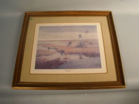 Print "Autumn Light" Signed Dell Weller