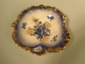 Flow Blue Bone Dish