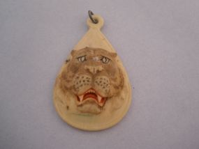 Tear Drop Shape Pendant, Appears to be Ivory