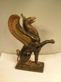 Bronze Spinx Statute