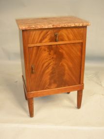 French Marble Top End Table
