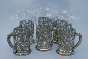 Collection of 6 Iced Coffee Cups